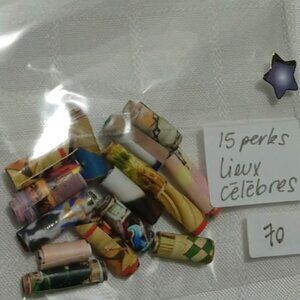 One-of-a-kind handmade/hand rolled paper beads/jewelry making/craft supplies/DIY